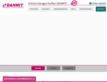 Tablet Screenshot of dahmit.de